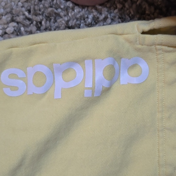 Adidas Light Yellow Shorts, EUC XL - Picture 2 of 7